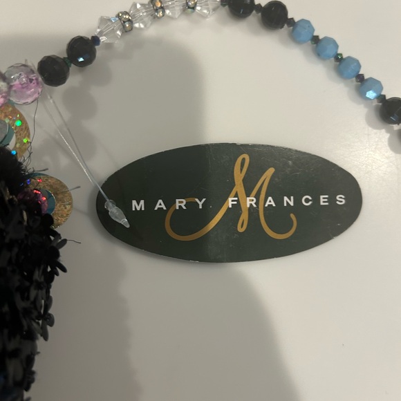 Mary Frances Black Beaded Mini Bag - Picture 4 of 7